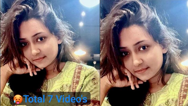 H0rny Desi Girl Latest Most Exclusive UPDATE Total 7 Video’s Showing & Pressing her B00bs with Full Face