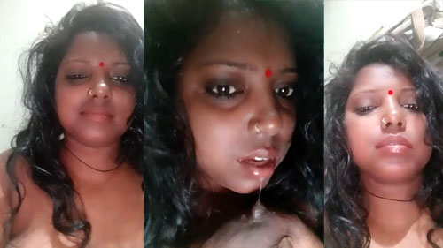 Bhabhi Sucking Her Boobs Exclusive Full HD Video Watch Now