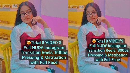 Samridhi Singh Most Demanded Latest Exclusive UPDATE Total 8 VIDEO’S Full NUD€ Instagram Transition Reel, B00bs Pressing & Mstrbation with Full Face💦!! 🥵