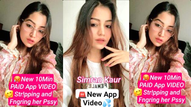 Simran Kaur Fingaring Her Pussy Premium App Video